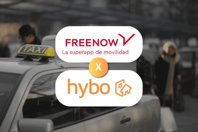 Hybo y FreeNow se unen para llevarte a tu oficina